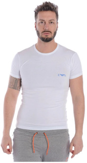 Emporio Armani 2 Pack Crew Neck T-Shirt Sweatshirt Emporio Armani , White , Heren - 2Xl,Xl,L,M,S