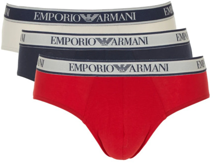 Emporio Armani 3-Pack Stretch Slip Set - Multicolor Emporio Armani , Multicolor , Heren - Xl,L,M,S