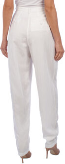 Emporio Armani 8N2P80 Rechte damespaletbroek Wit
