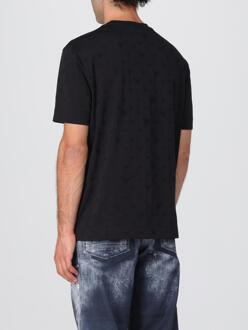 Emporio Armani All Over Logo T-shirt Zwart