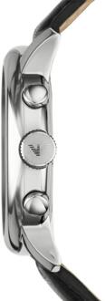 Emporio Armani AR0431 Klassiek Herenhorloge Zwart - One Size
