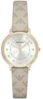 Emporio Armani AR11042 dameshorloge Beige