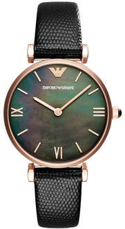 Emporio Armani AR11060 dameshorloge Zwart