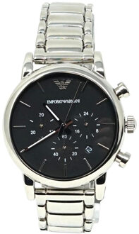 Emporio Armani AR1853 chronograaf zilveren horloge