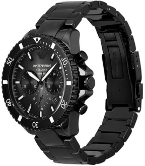 Emporio Armani Ar70010 - Heren enkele tijd horloge Emporio Armani , Black , Heren - ONE Size