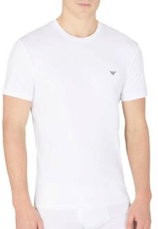 Emporio Armani Armani Cotton T-shirt Wit - Small,Medium,Large,X-Large,XX-Large
