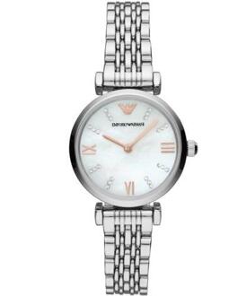 Emporio Armani Armani dames AR11204 horloge Zilver - One Size