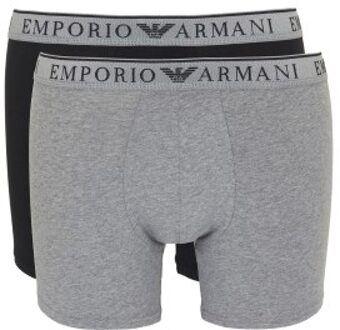 Emporio Armani Armani Endurance Boxer 2 stuks Versch.kleure/Patroon,Zwart,Grijs - Small,Medium,Large,X-Large