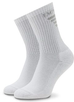 Emporio Armani Armani Ladies Short Socks 2 stuks Wit - One Size