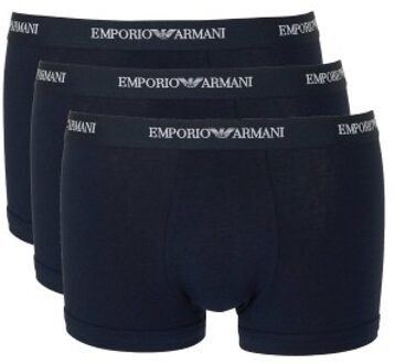 Emporio Armani Armani Stretch Jersey Boxer Briefs 3 stuks * Actie * Zwart,Wit,Blauw - Small,Medium,Large,X-Large,XX-Large