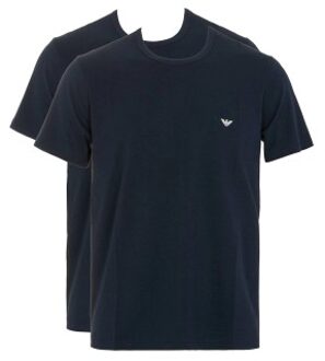 Emporio Armani Armani Stretch Jersey Loungewear T-Shirts 2 stuks * Actie * Wit,Blauw - Small,Medium,Large,X-Large,XX-Large