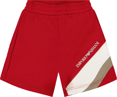 Emporio Armani Baby jongens shorts Rood - 92
