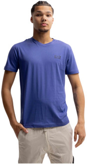 Emporio Armani Basic Logo T-Shirt Blauw Heren Emporio Armani , Blue , Heren - 2Xl,Xl,L,M,S,Xs