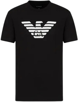 Emporio Armani Basis T-Shirt Emporio Armani , Black , Heren - M