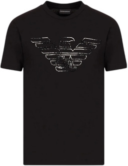 Emporio Armani Basis T-Shirt Emporio Armani , Black , Heren - Xl,L
