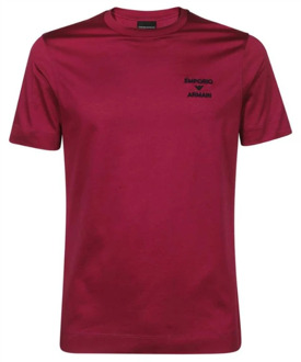 Emporio Armani Basis T-Shirt Emporio Armani , Red , Heren - L,M,S