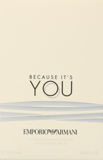 Emporio Armani Because It's You 100 ml - Eau de Parfum - Damesparfum