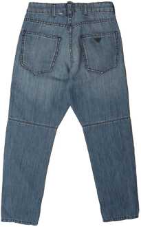 Emporio Armani Boy's Emporio Armani Juniors J04 Jeans in Blue Blauw - 14J / 164cm