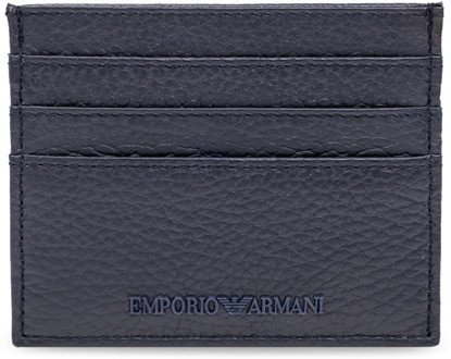 Emporio Armani Card holder with logo Emporio Armani , Blue , Heren - ONE Size