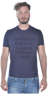 Emporio Armani Casual T-Shirt Sweatshirt Emporio Armani , Blue , Heren - Xl,L,M,S