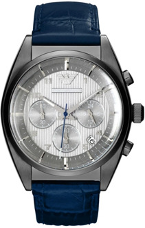 Emporio Armani Chrono Franco Large Horloge Ar1650 Emporio Armani , Blue , Unisex - ONE Size