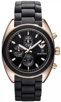 Emporio Armani chronograaf herenhorloge AR5954 Roségoud