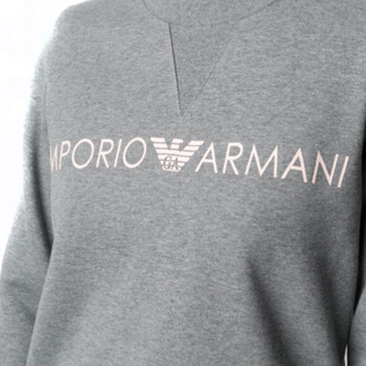 Emporio Armani Classic GA Logo Sweatshirt voor dames - maat S Grijs