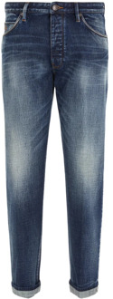 Emporio Armani Comfortabele en Moderne Lage Taille Jeans Emporio Armani , Blue , Heren - W36,W34,W32,W31,W33,W29