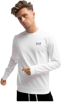 Emporio Armani Core Identity Sweater Heren Wit Emporio Armani , White , Heren - Xl,L,M,S