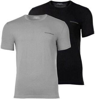 Emporio Armani Core Logoband Crew Neck Shirt Heren (2-pack) - M