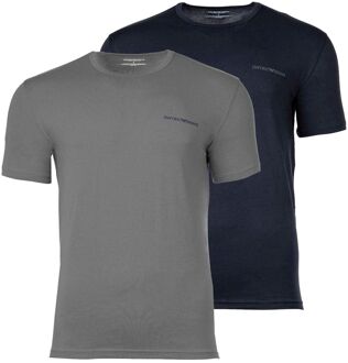 Emporio Armani Core Logoband Crew Neck Shirt Heren (2-pack) - XL