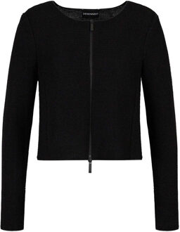 Emporio Armani Dames/Dames jas met korte rits (Zwart)