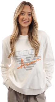 Emporio Armani Dames/dames Sweatshirt (Wit) - maat