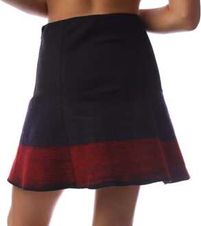 Emporio Armani Dames Emporio Armani Dip Dyed Flared Minirok in Zwart - maat