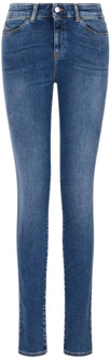 Emporio Armani Dames J18 Vijf-Pocket Jeans Emporio Armani , Blue , Dames - W29,W25,W32,W28,W30,W31