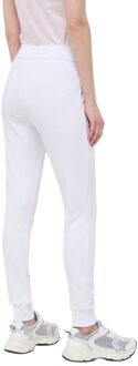 Emporio Armani Dames Katoenen Broek (Wit) - maat