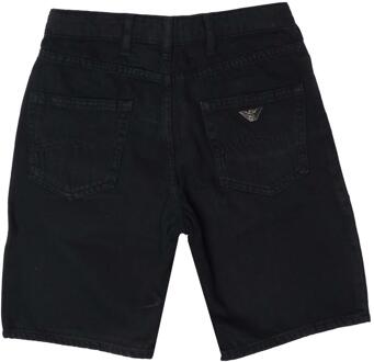Emporio Armani Denim shorts voor kinderen (Marine) - maat Navy