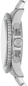 Emporio Armani Diver Heren Silver Watch AR11500 Zilver - One Size