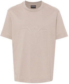 Emporio Armani Dove Grey T-shirts en Polos Emporio Armani , Gray , Heren - 2Xl,Xl,L,M,S,3Xl