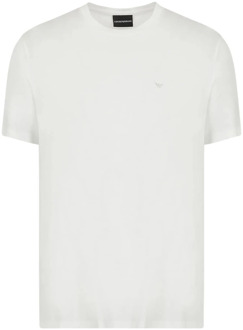 Emporio Armani Dynamisch Reis T-Shirt Emporio Armani , White , Heren - 2Xl,Xl,L,M,S,3Xl