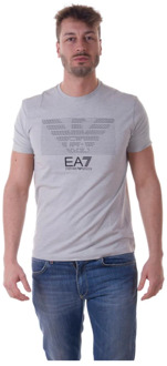 Emporio Armani EA7 Casual Logo T-Shirt Emporio Armani EA7 , Gray , Heren