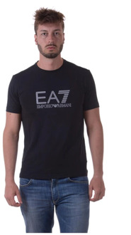 Emporio Armani EA7 Casual Sweatshirt voor Mannen Emporio Armani EA7 , Black , Heren - 2Xl,L,M,S
