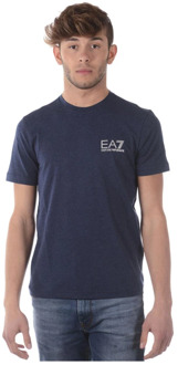 Emporio Armani EA7 Casual Sweatshirt voor Mannen Emporio Armani EA7 , Blue , Heren - 2Xl,Xl,M,S