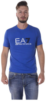 Emporio Armani EA7 Casual Sweatshirt voor Mannen Emporio Armani EA7 , Blue , Heren - Xl,L,M,S
