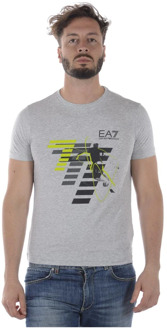Emporio Armani EA7 Casual Sweatshirt voor Mannen Emporio Armani EA7 , Gray , Heren - 2Xl,Xl,L,M