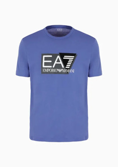 Emporio Armani EA7 Emporio Armani Visibility T-Shirt Heren Blauw Emporio Armani , Blue , Heren - 2Xl,Xl,L,M,S,Xs