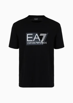 Emporio Armani EA7 Emporio Armani Visibility T-Shirt Heren Zwart Emporio Armani , Black , Heren - 2Xl,Xl,L,M,S,Xs