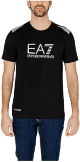 Emporio Armani EA7 Heren 3Dpt29 Pjulz T-Shirt Emporio Armani EA7 , Black , Heren - 2Xl,Xl,L,M,S