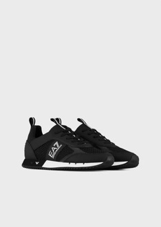 Emporio Armani EA7 M Sneaker Zwart/Wit Veters Emporio Armani EA7 , Black , Heren - 40 Eu,44 2/3 Eu,46 Eu,45 1/3 Eu,42 EU