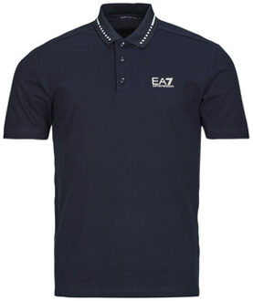 Emporio Armani EA7 Polo Shirt Korte Mouw Emporio Armani EA7 TENNIS CLUB POLO 7M000184" Marine - S, M